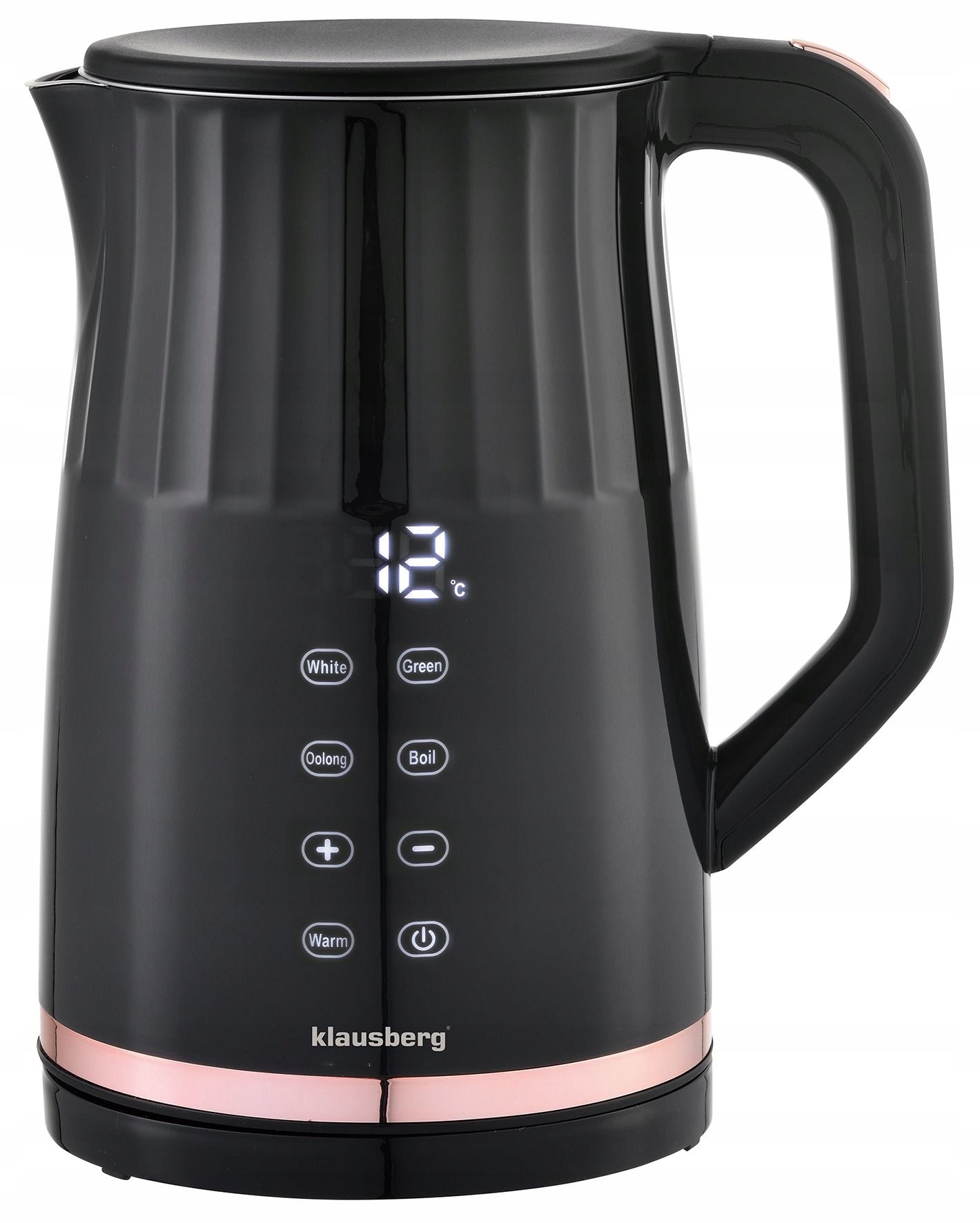 Electric kettle Klausberg KB-7896 2200 W 1,7 l black