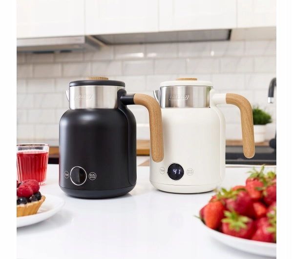 Electric kettle MPM MCZ-128/C 1,5L 2200W Temperature control Black Brand MPM