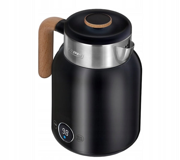 Electric kettle MPM MCZ-128/C 1,5L 2200W Temperature control Black Packaging status original