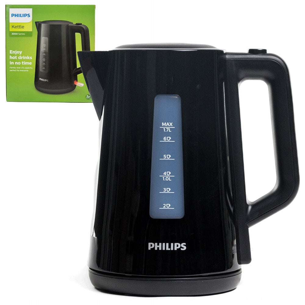Electric kettle PHILIPS HD9318/20 Series 3000 2200W 1,7L black Manufacturer code HD9318/20