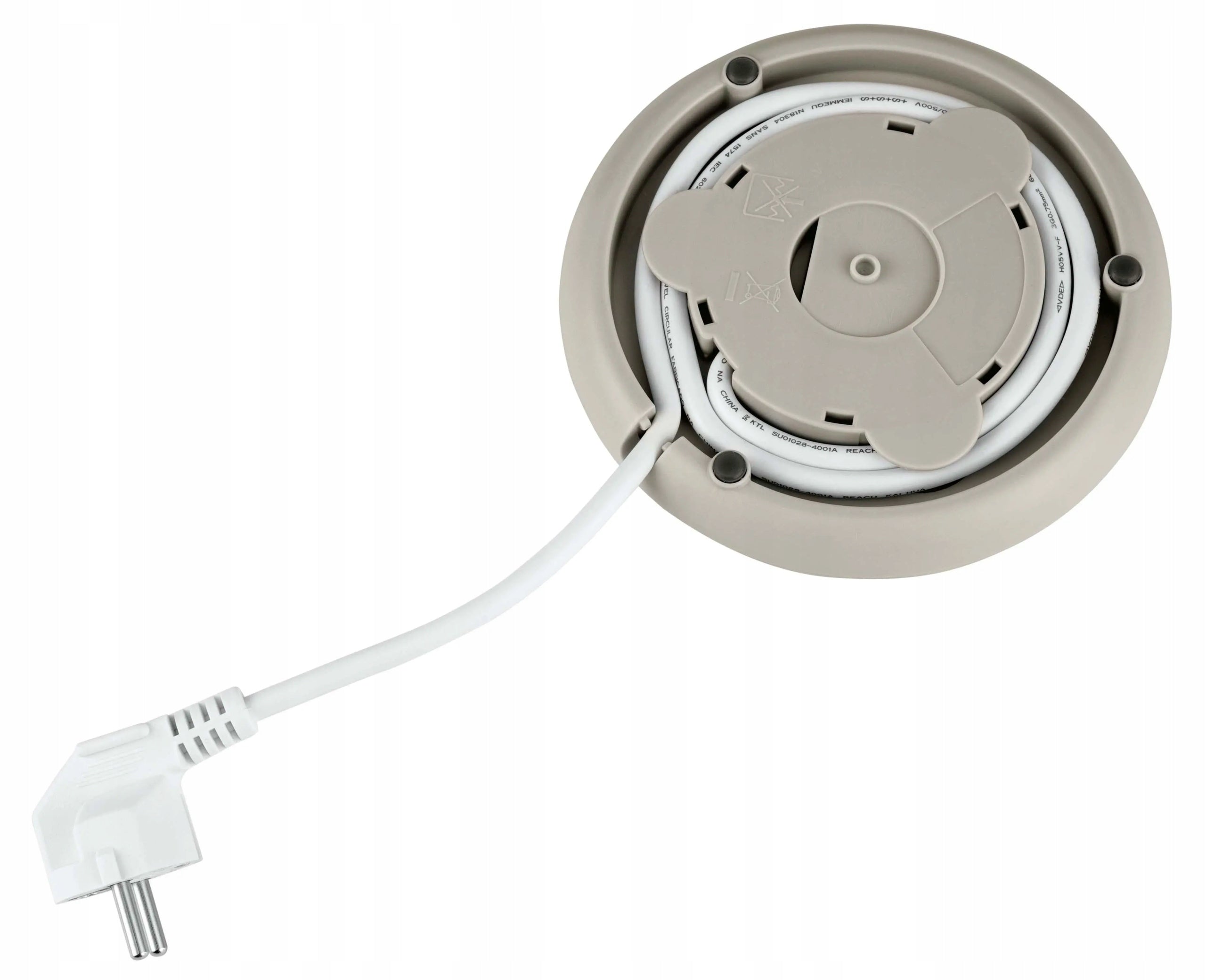 Electric kettle RAVEN EC024S 1,5L 1800W Temperature control Grey Dominant color silver/gray