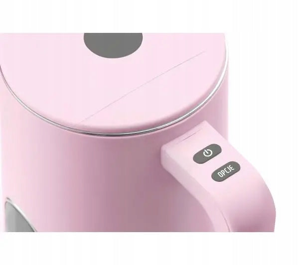 Electric kettle Raven EC024R 1,5l 1800W Temperature control Pink Power 1800 W