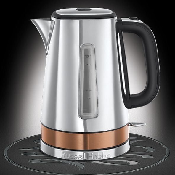 Electric kettle Russell Hobbs 2400W silver 1,7l fast and economical Brand Russell Hobbs