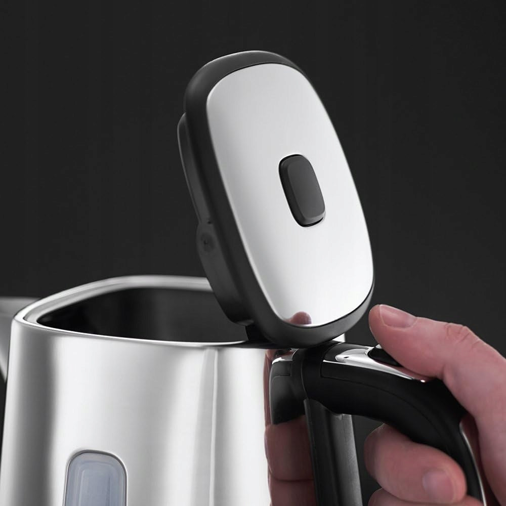 Electric kettle Russell Hobbs 2400W silver 1,7l fast and economical Dominant color silver/gray