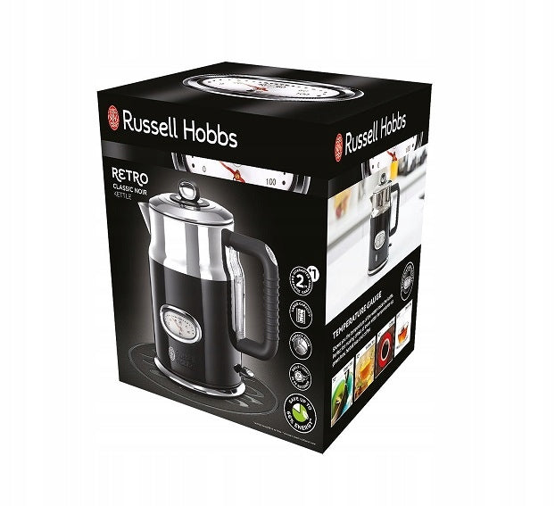Electric kettle Russell Hobbs Retro Classic Noir 2400 W 1,7 l black Packaging status original