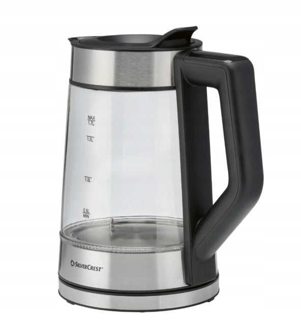Electric kettle SilverCrest SWGD 3000 B3 3000 W 1,7 l silver/grey Model SWGD 3000 B3