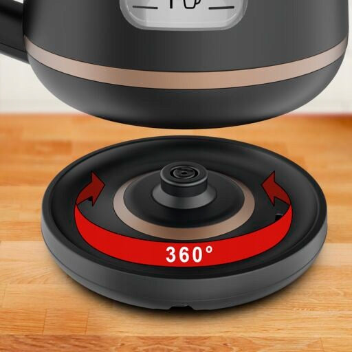 Electric kettle TEFAL 2400 W 1 l Small Powerful KI533811 Dominant color black