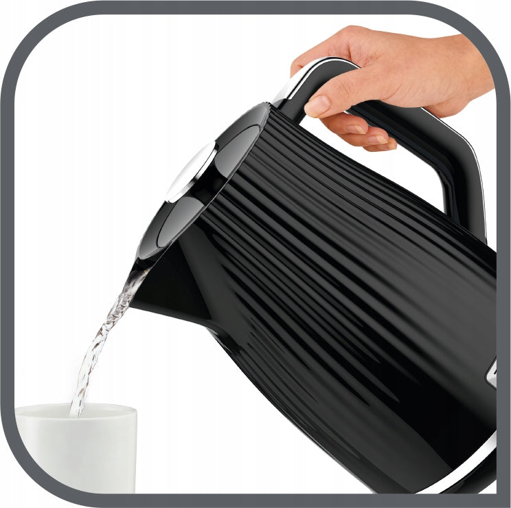 Electric kettle TEFAL Loft 2400 W black KO250830 Capacity 1.7 l