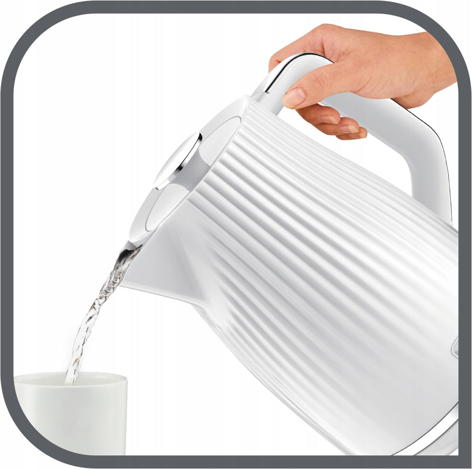 Electric kettle TEFAL Loft 2400 W white KO250130 Capacity 1.7 l
