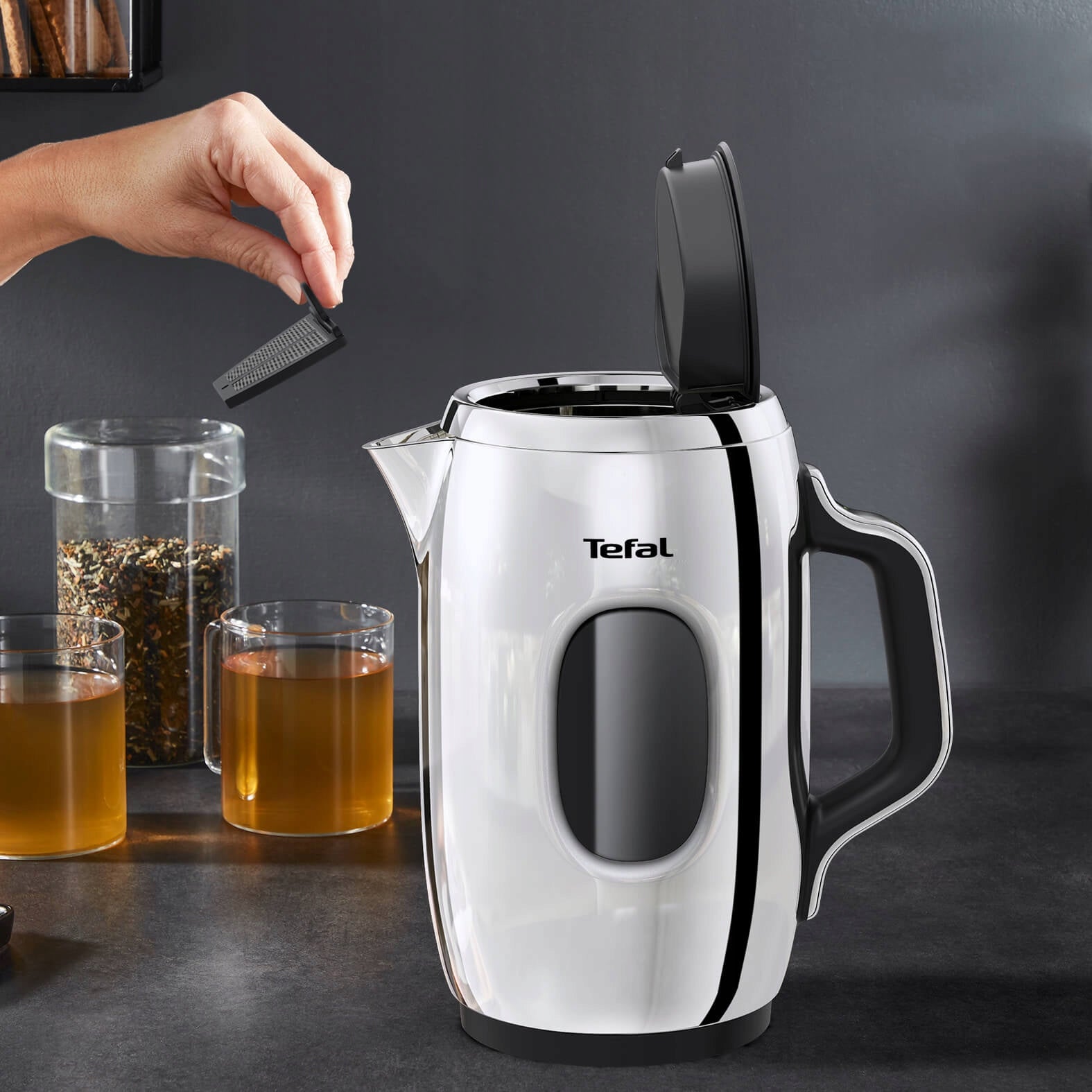 Electric kettle TEFAL Majestuo KI883D10 2400W 1,5l touchscreen display Capacity 1.5 l