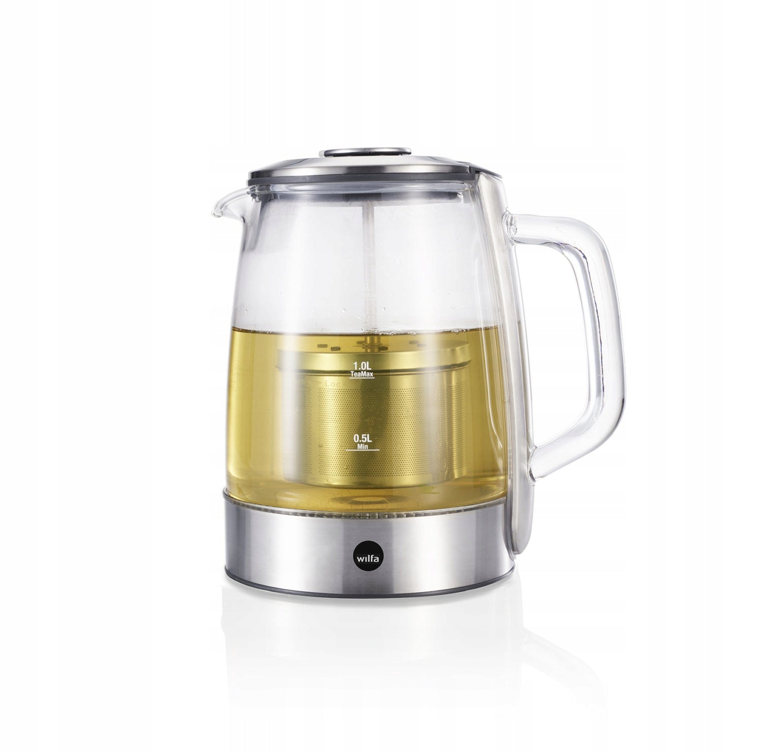 Electric kettle WILFA TM-1500S 1500 W 1,25 l silver/grey Power 1500 W