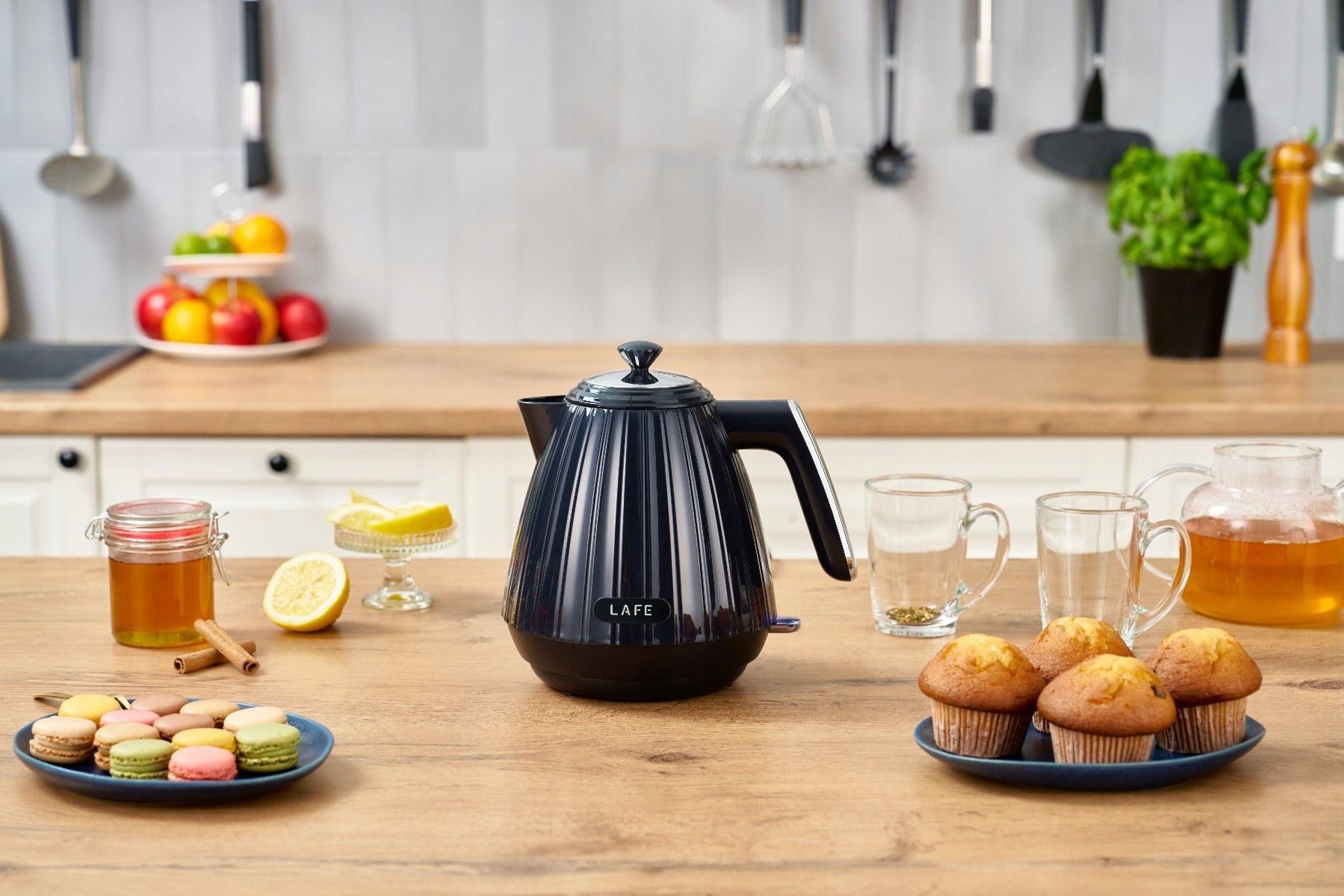 Electric kettle WIRELESS Lafe Modern PRO 2200 W 1,7 l anthracite Model Modern PRO
