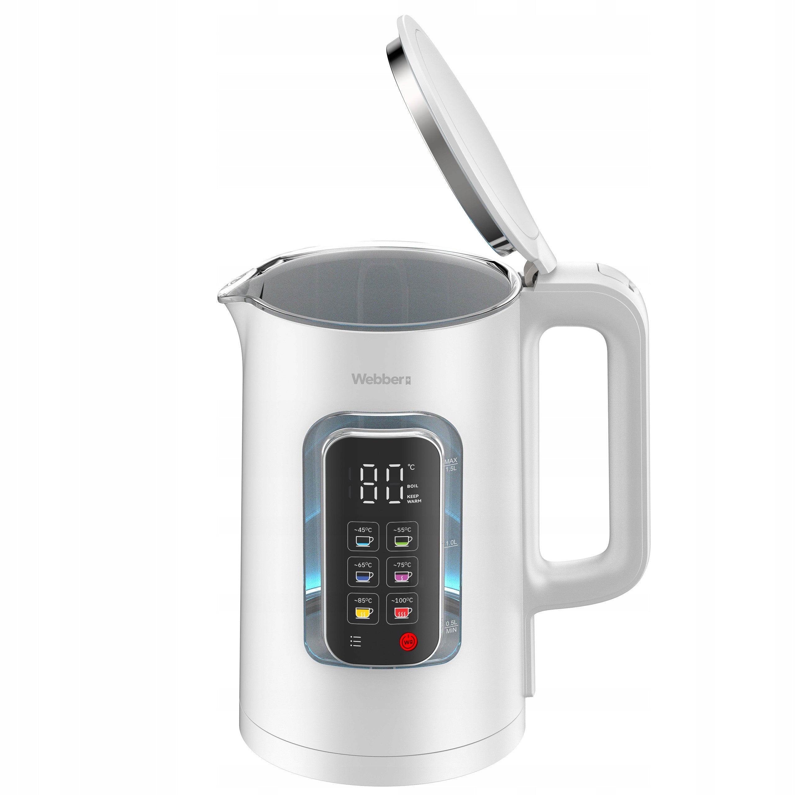 Electric kettle Webber ELIYA WK110 1,5L Adjustable tem Keep Warm LED Dominant color white