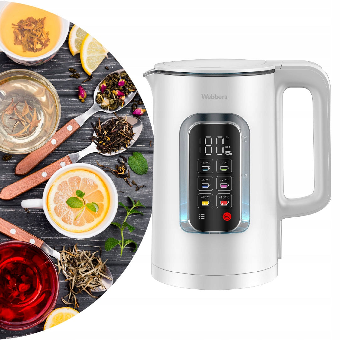 Electric kettle Webber ELIYA WK110 1,5L Adjustable tem Keep Warm LED Manufacturer code 05WK110