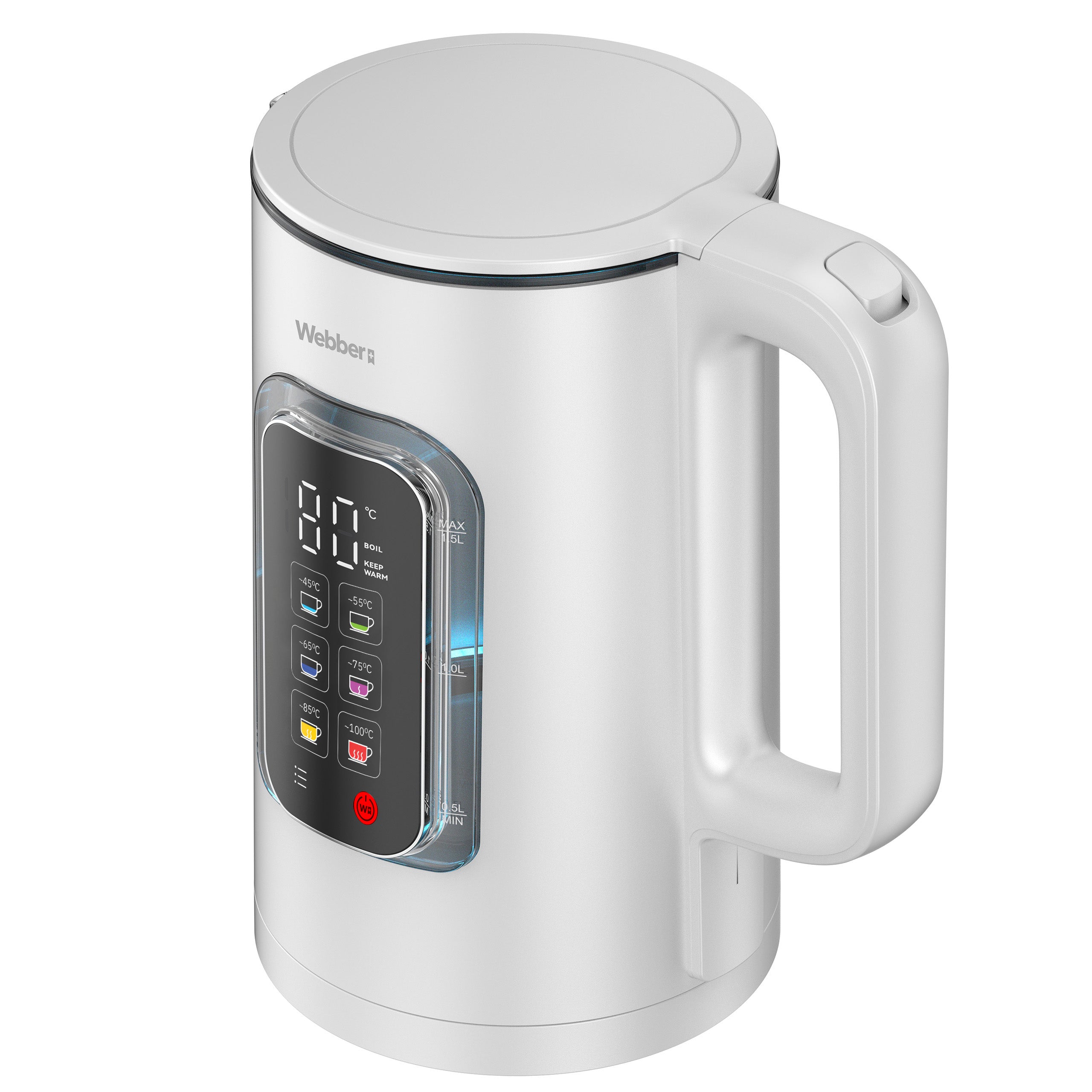 Electric kettle Webber ELIYA WK110 1,5L Adjustable tem Keep Warm LED Model WK110