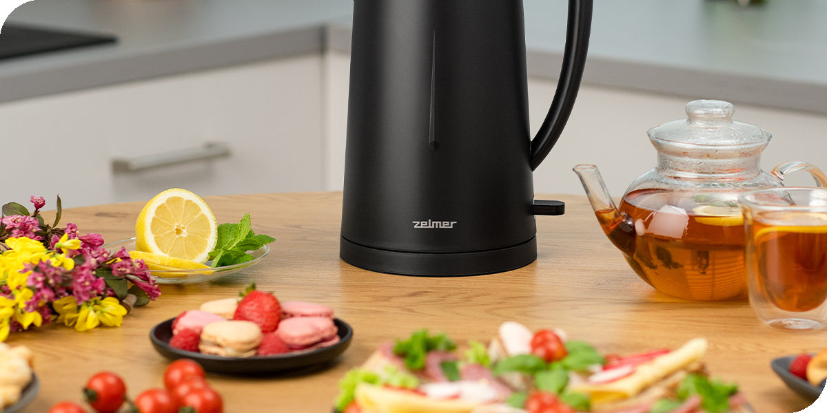 Electric kettle Zelmer ZCK8020B 1.7 l 1500 W black Material metal