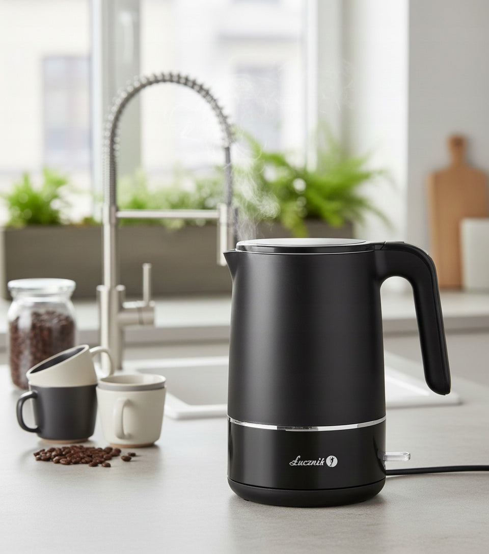 Electric kettle powerful 1800 W wireless large 1,7 l ŁUCZNIK WK-2501 EAN (GTIN) 5902022185282