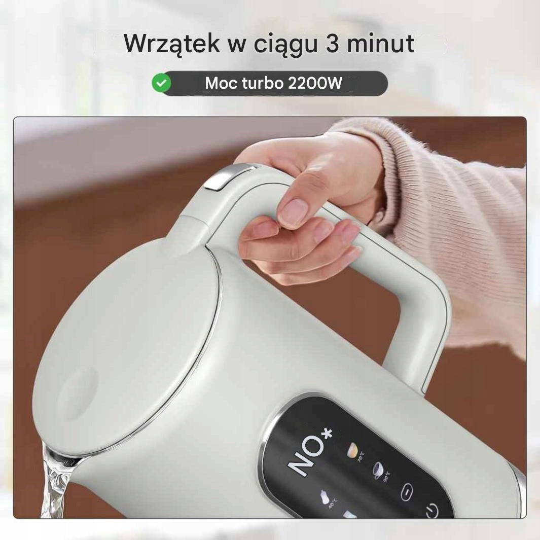 Electric kettle touch temperature control Olvy 2200 W 1,7 l beige Manufacturer code HHB8723D1