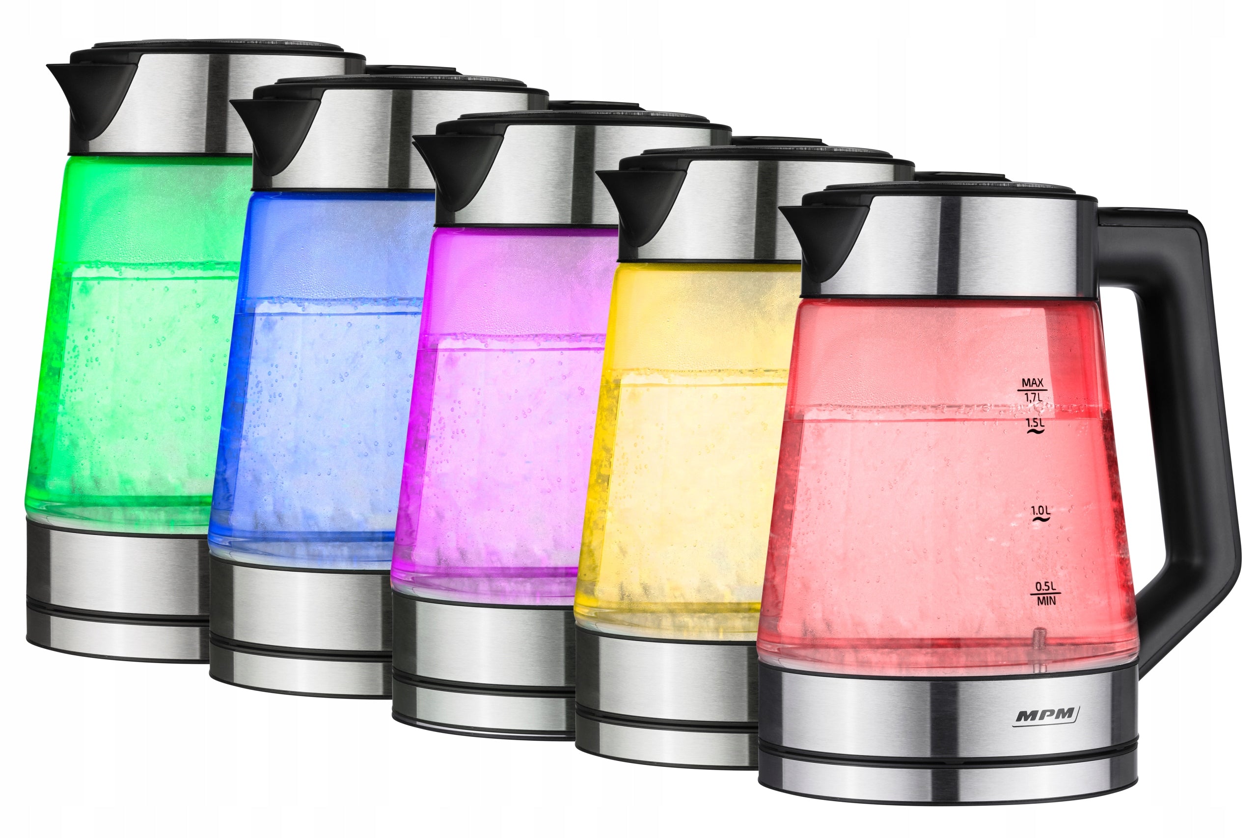 Electric kettle wireless temperature control glass MPM MCZ-116 Dominant color not applicable