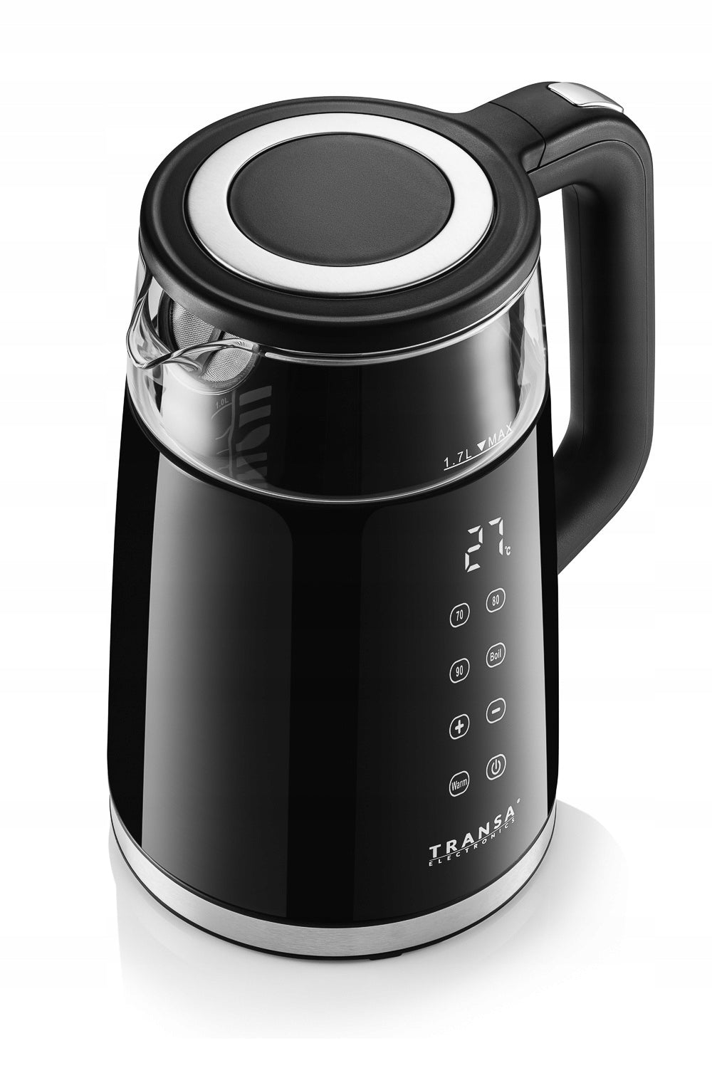 Electric kettle with TEMPERATURE CONTROL LCD PANEL 1,7 L 2200 W Capacity 1.7 l