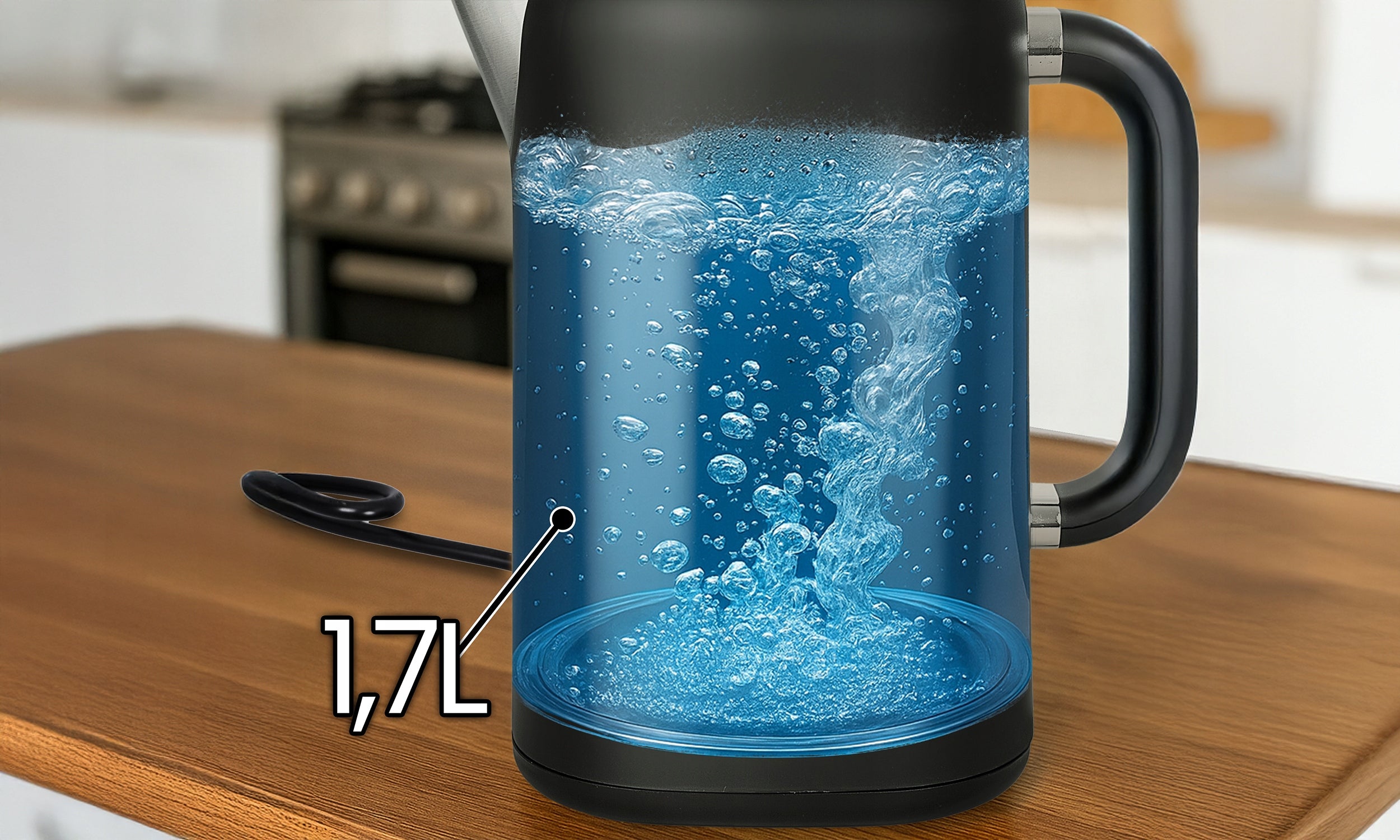 Electric kettle with temperature control 1.7L 1500W ISAJ KT1 EAN (GTIN) 5901042113039