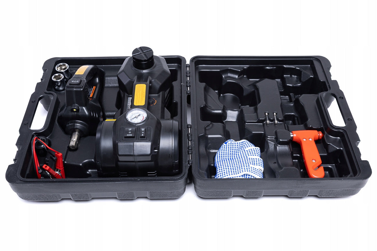 Electric lift DINSEN 5T 12V set with compressor and wrench Manufacturer code DINSEN DSTZ05-FV