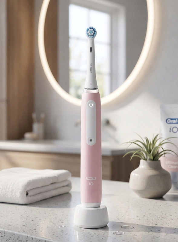Electric magnetic toothbrush Oral-B iO 3 iO3 SensiClean pink Kind toothbrush