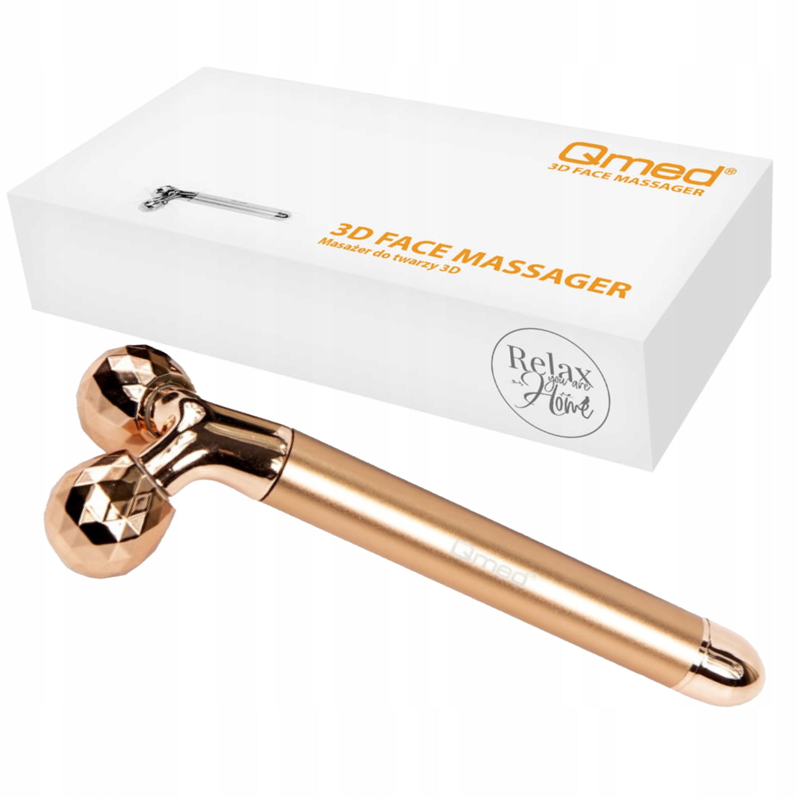 Electric massager for face Qmed rose gold