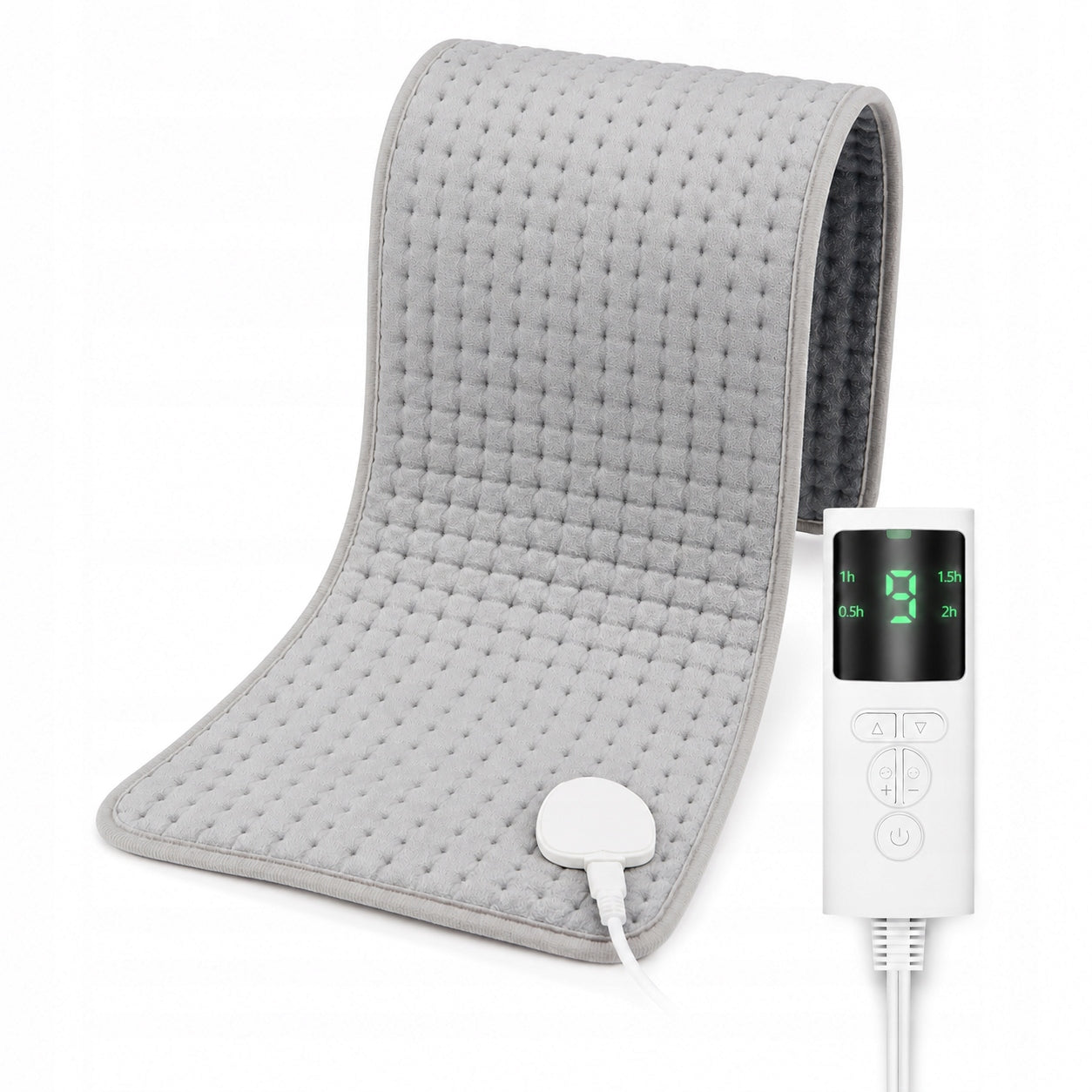 Electric mat 60x30 cm large with 6 levels timer, plush, for relaxation