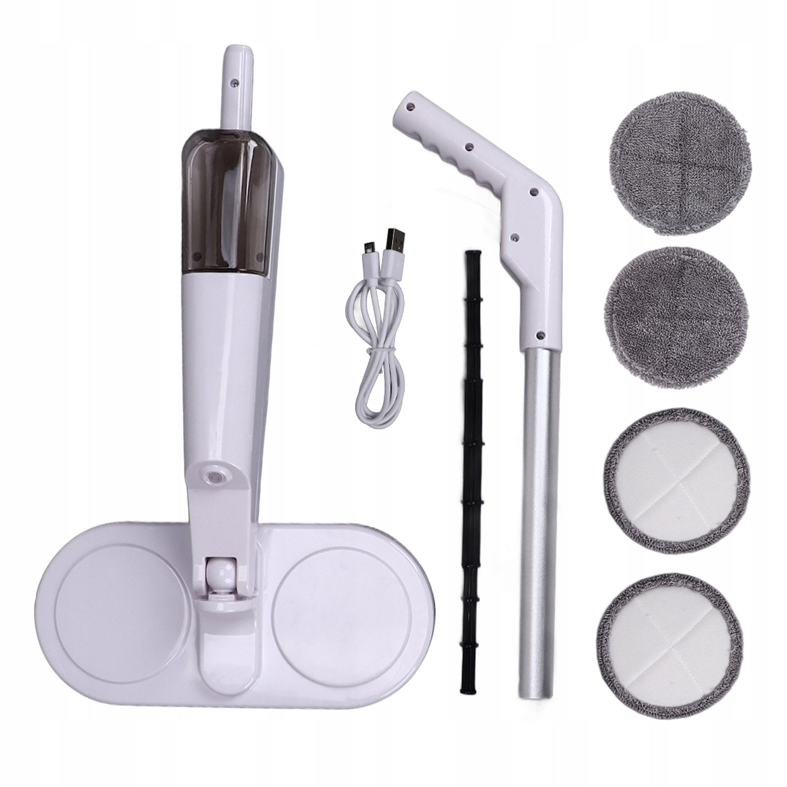 Electric mop for wet and dry operation, universal mop