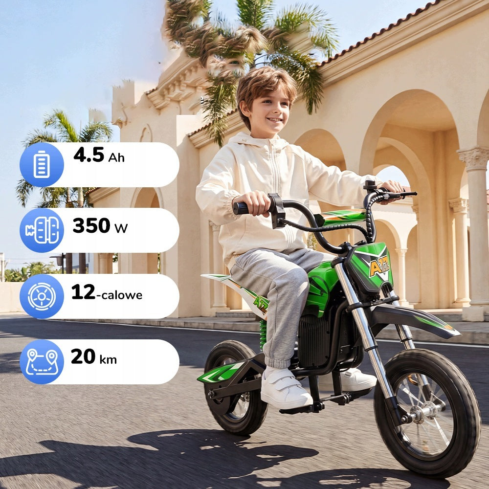 Electric motor for children up to 70kg, range 19-22 km, European charger Packaging status original