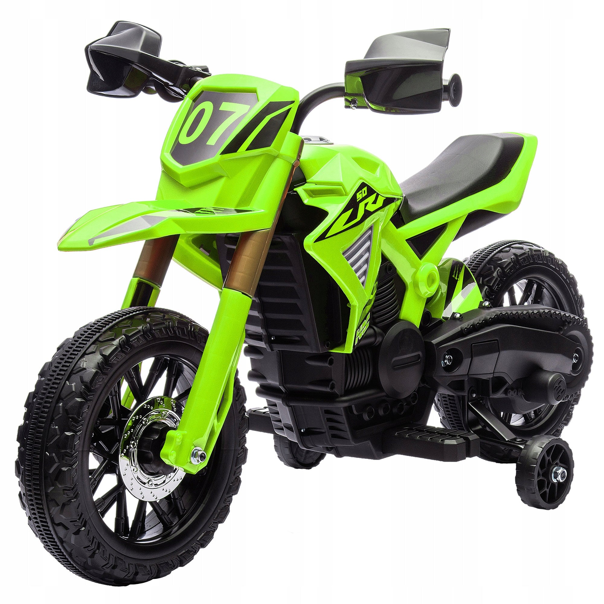 Electric motorcycle AIYAPLAY for children green 105x57x62 cm