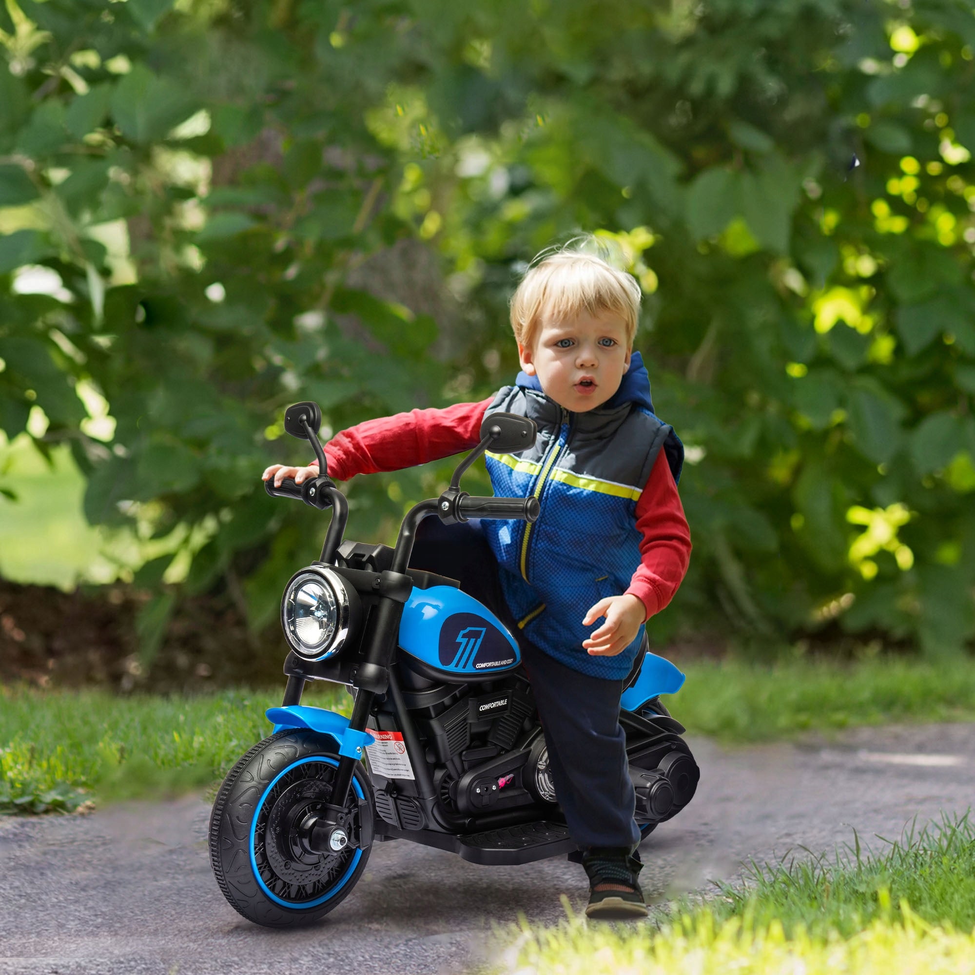 Electric motorcycle for children 1,5-3 years Maximum speed 3 km/h