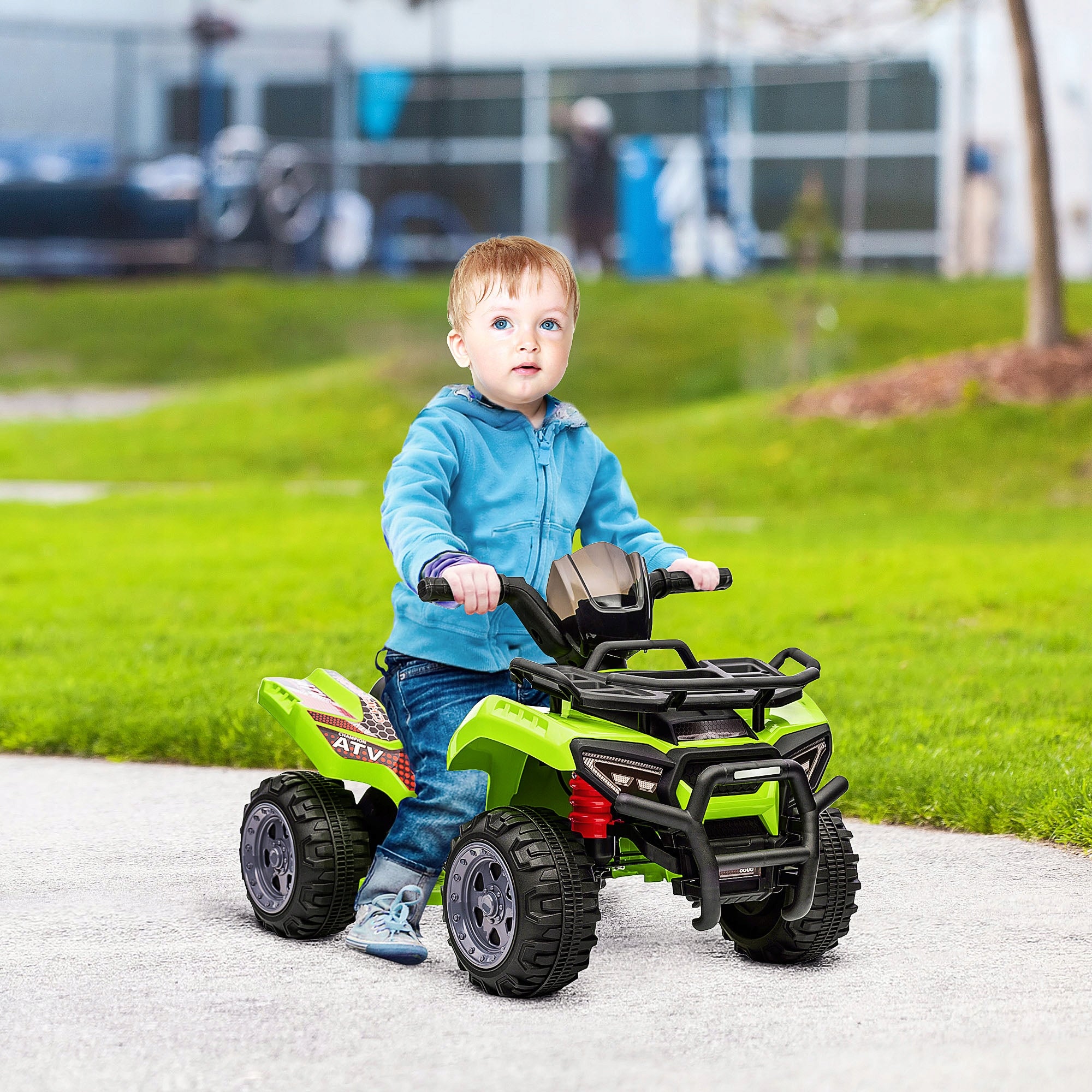 Electric motorcycle for children HOMCOM green 70L x 42B x 45H cm Brand Homcom