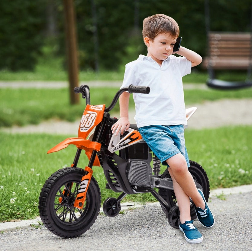 Electric motorcycle for children aged 3-6 years, orange Manufacturer code AIYAPLAY