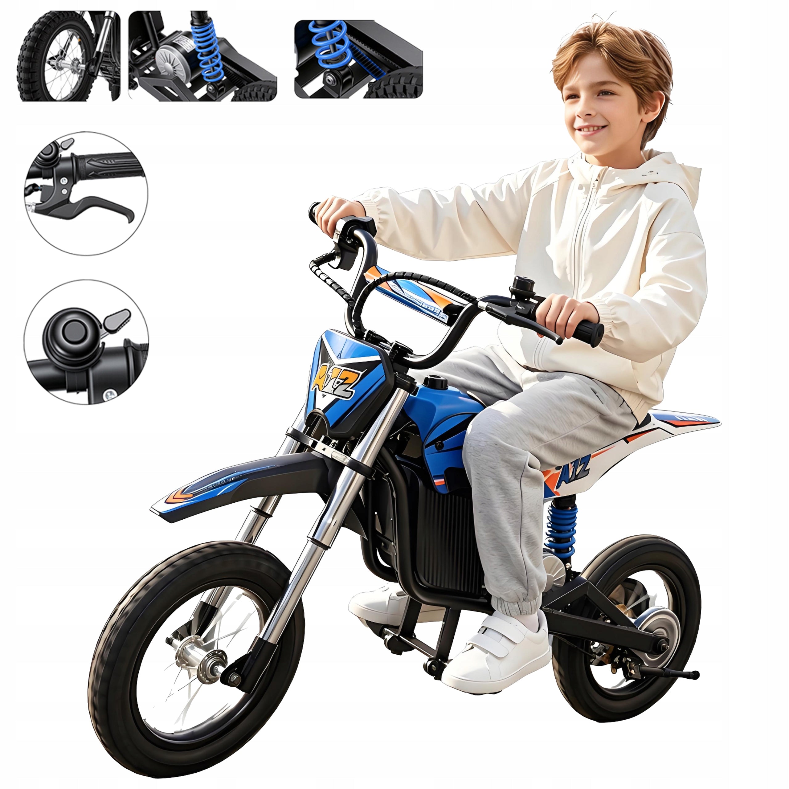 Electric motorcycles for children iscooter A12 350W 36V4.5AH 25km/h 12" 20km