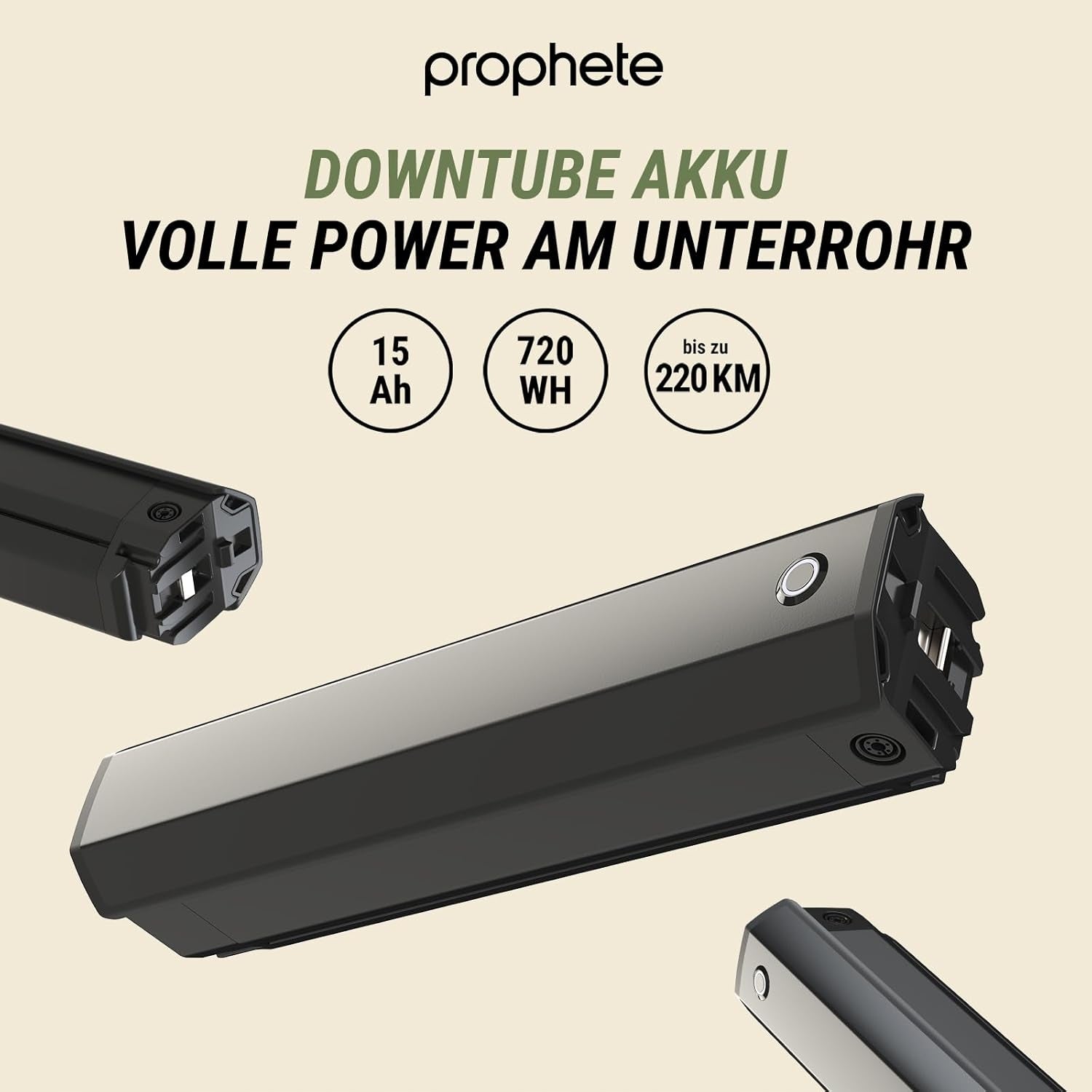 Electric mountain bike Prophete Dice 5.0 E-MTB 27,5" frame 48 cm Foldability partially assembled, calibrated
