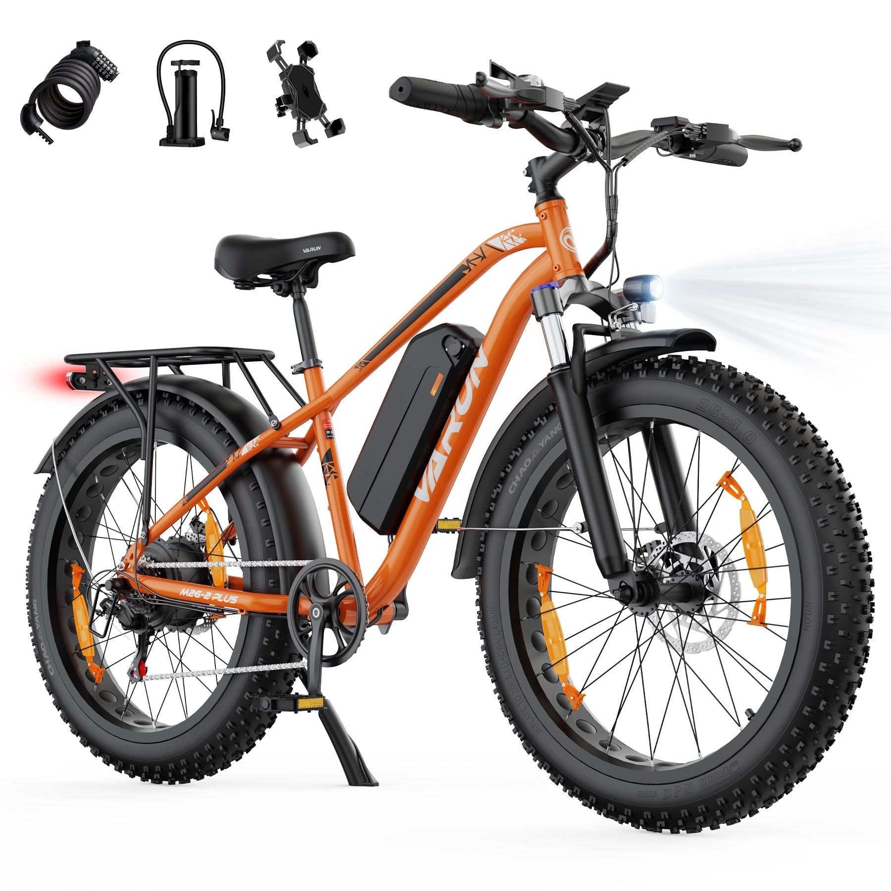 Electric off-road bike VARUN 26 x 4,0“ 48V 18AH 150HP 250W 88NM EBIKE