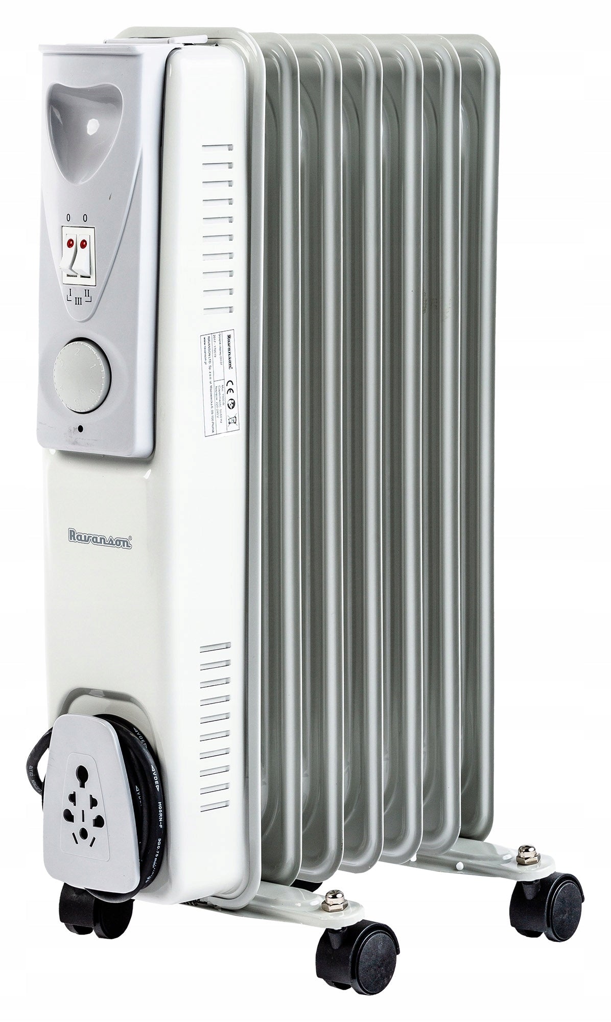 Electric oil heater Ravanson OH-07 1500 W Packaging status original