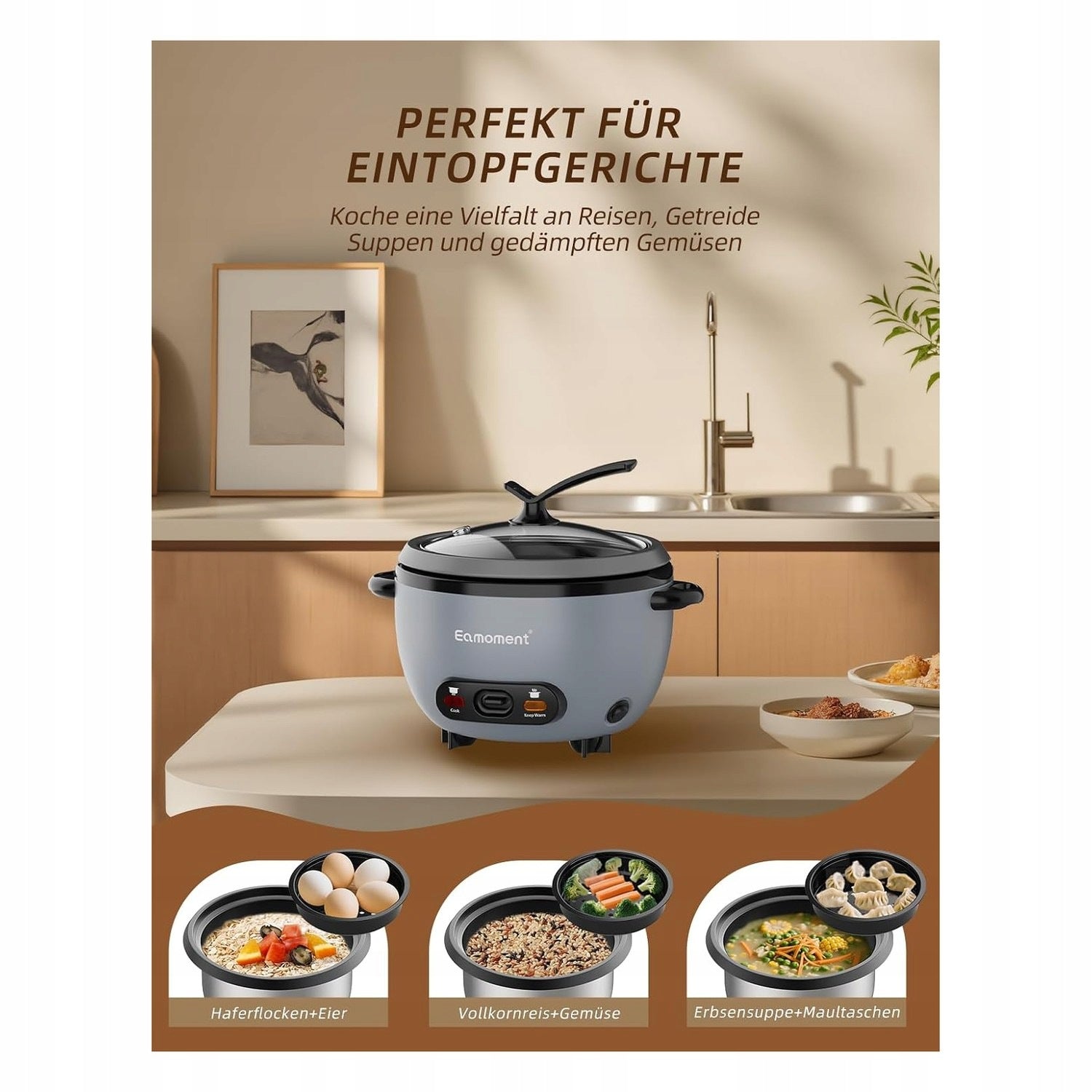 Electric pots 1L Cooking rice for 1-5 people Brand no brand