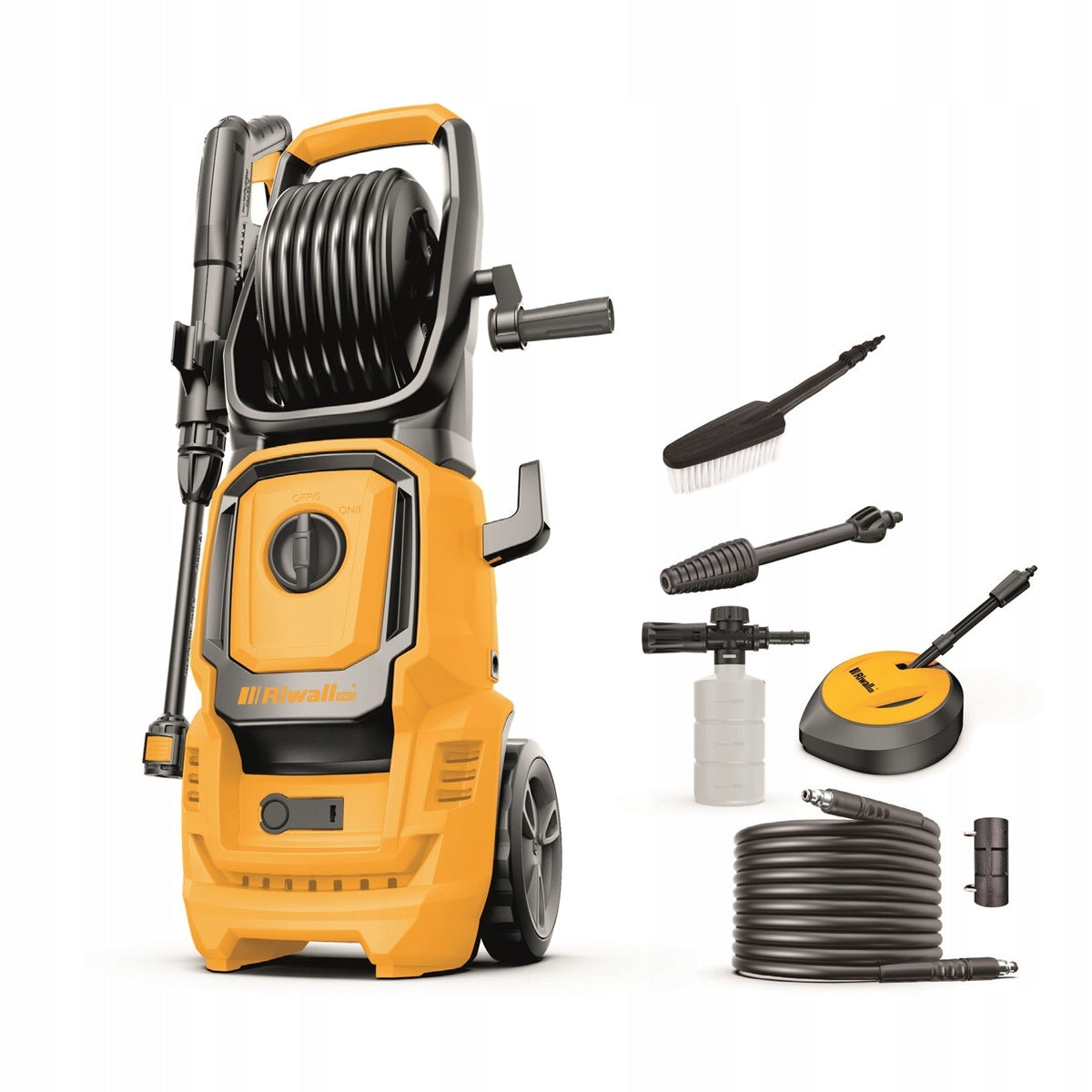 Electric pressure washer 150 bar with accessories Riwall PRO REPW 155 SET