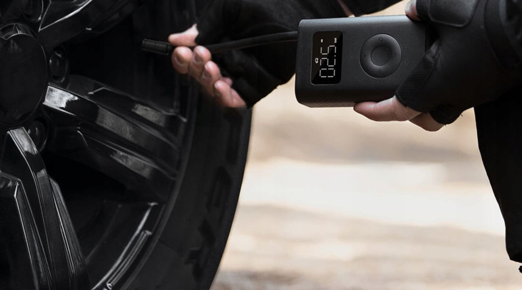 Electric pump Xiaomi Portable Air Compressor 2 black Brand Xiaomi