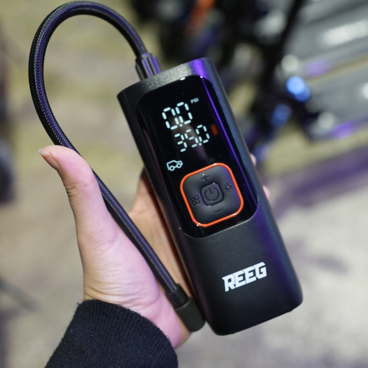 Electric pump bicycle, auto, ball REEG Air Pump PRO 11BAR 27.75 Wh Color black