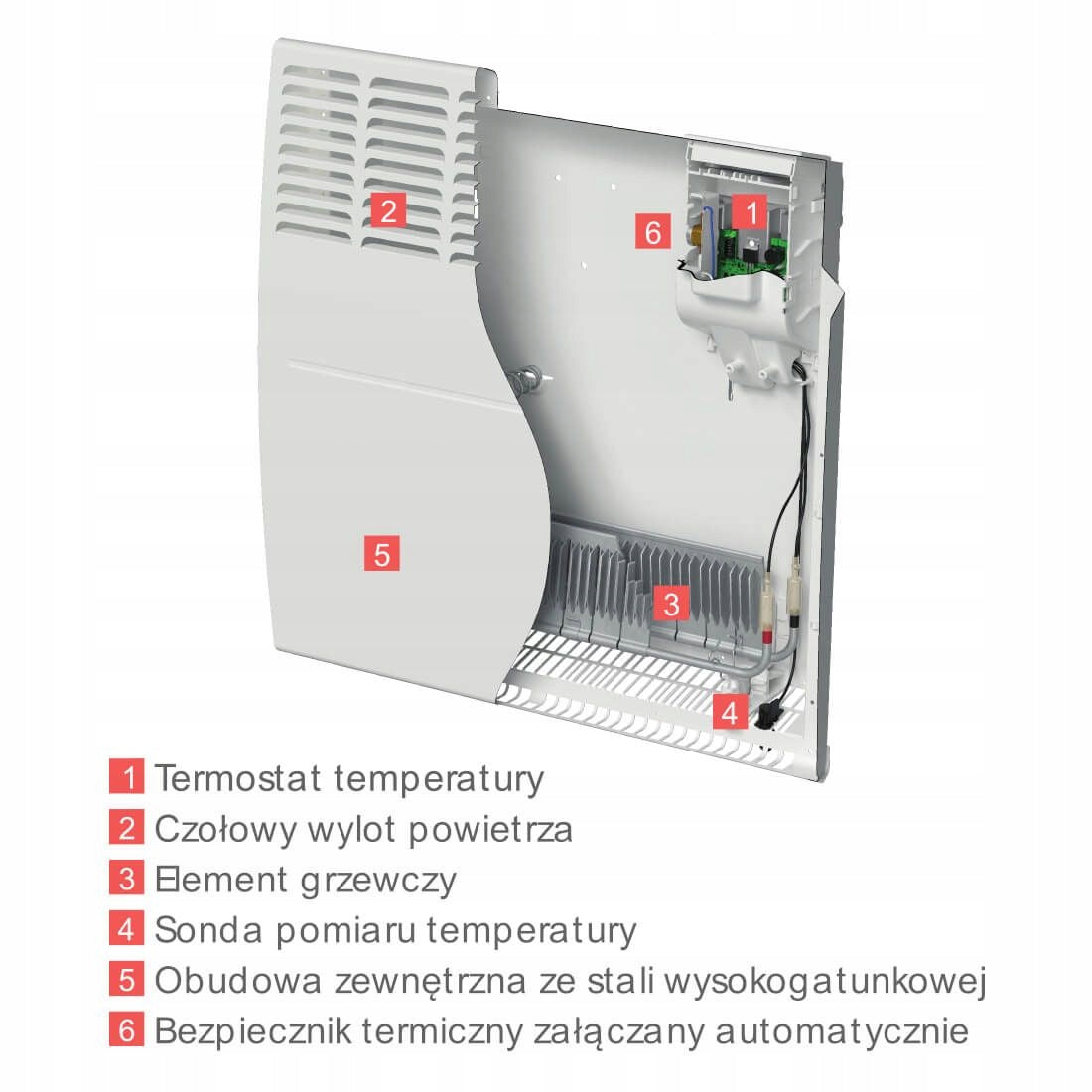 Electric radiator Atlantic F120 1500W wall mounted A002462 EAN (GTIN) 3410530030281