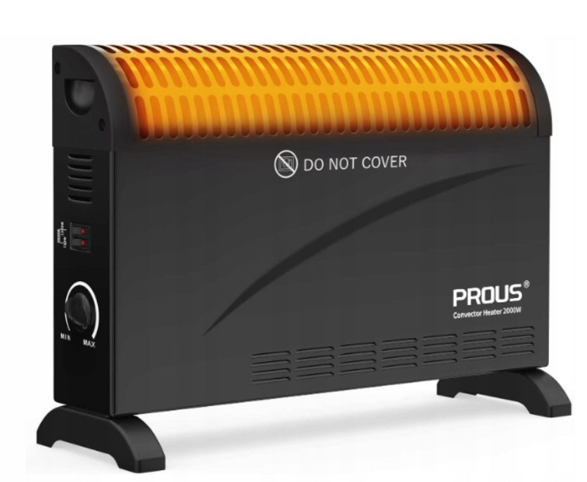 Electric radiator Prous Radiator 2000 W black EAN (GTIN) 8713016061850