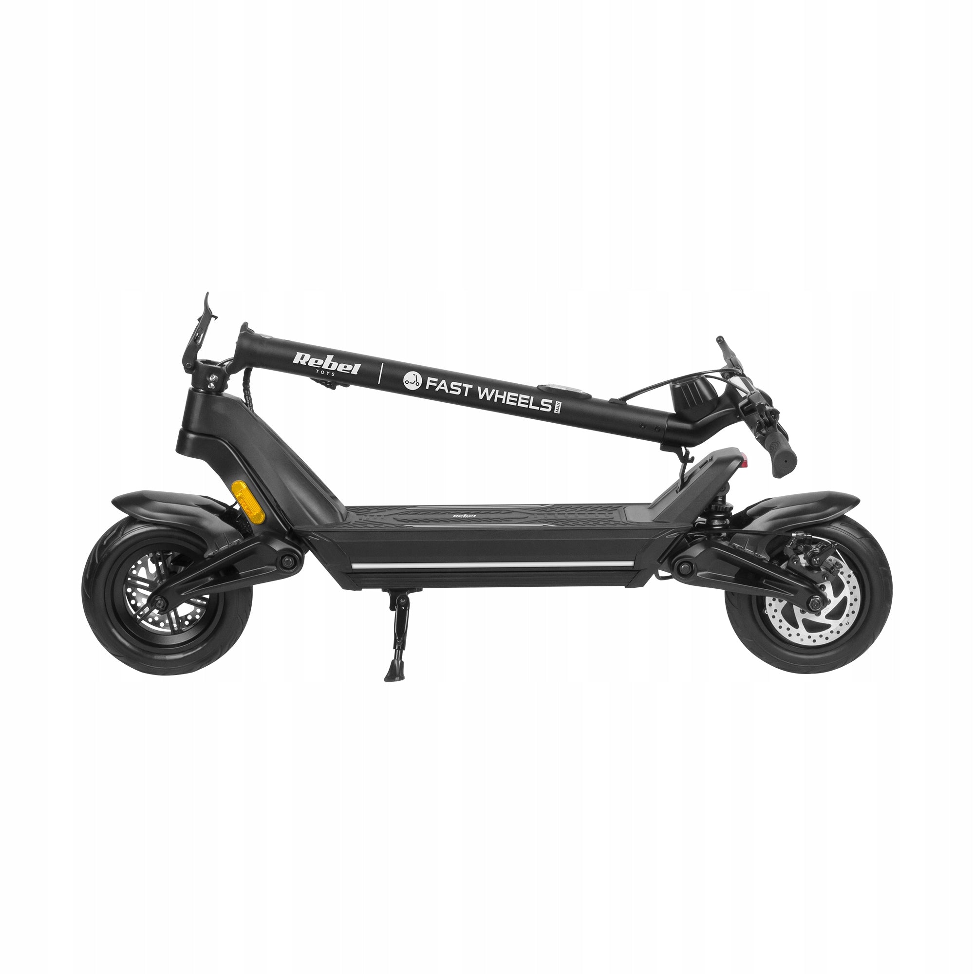 Electric scooter 13Ah 350W range 45Km large wheels 10'' folding Rebel Batteries included yes