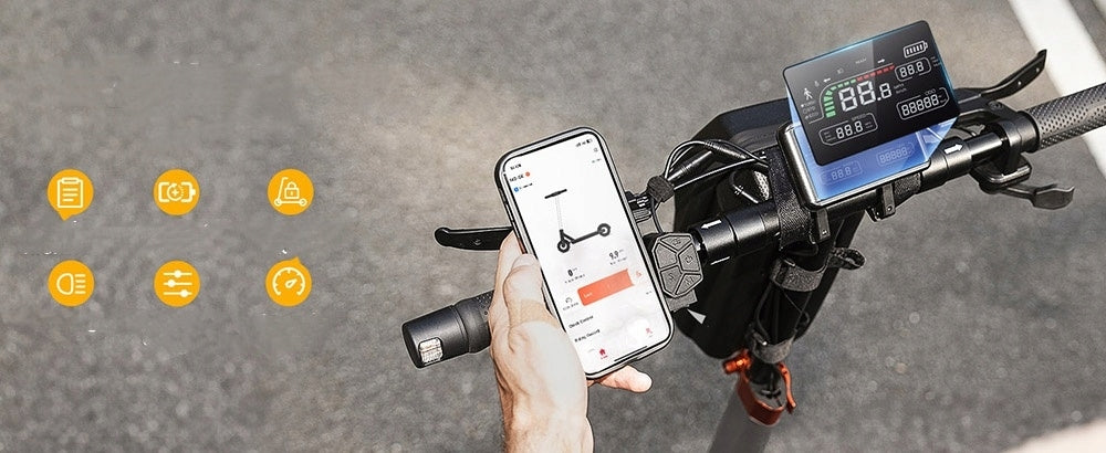 Electric scooter 500W 48V 12.5AH 70HP 10" ABE APP+Circotor bag M2 Weight 25.8 kg