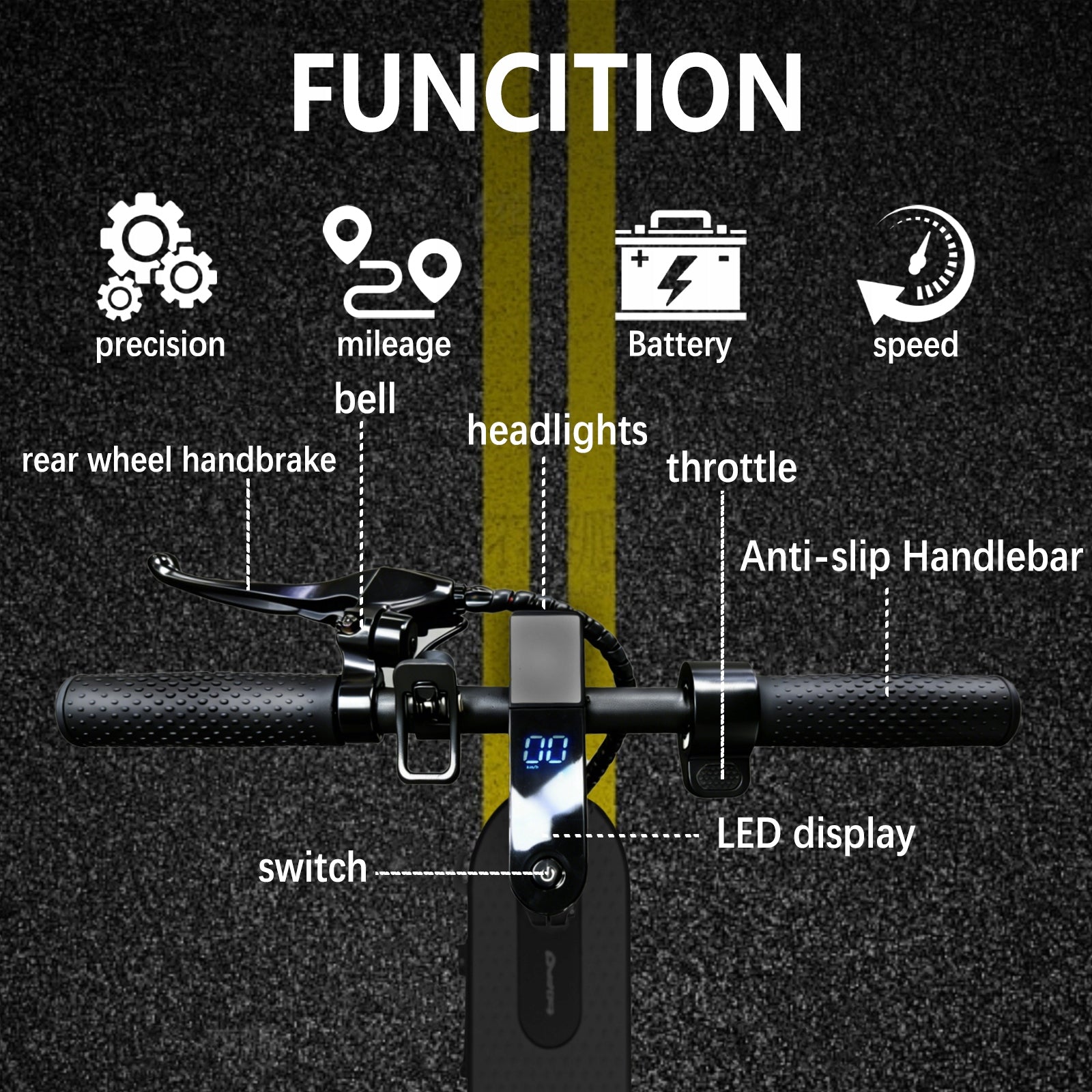Electric scooter AgileRide Electric Scooters 300 W Manufacturer code Electric Scooters