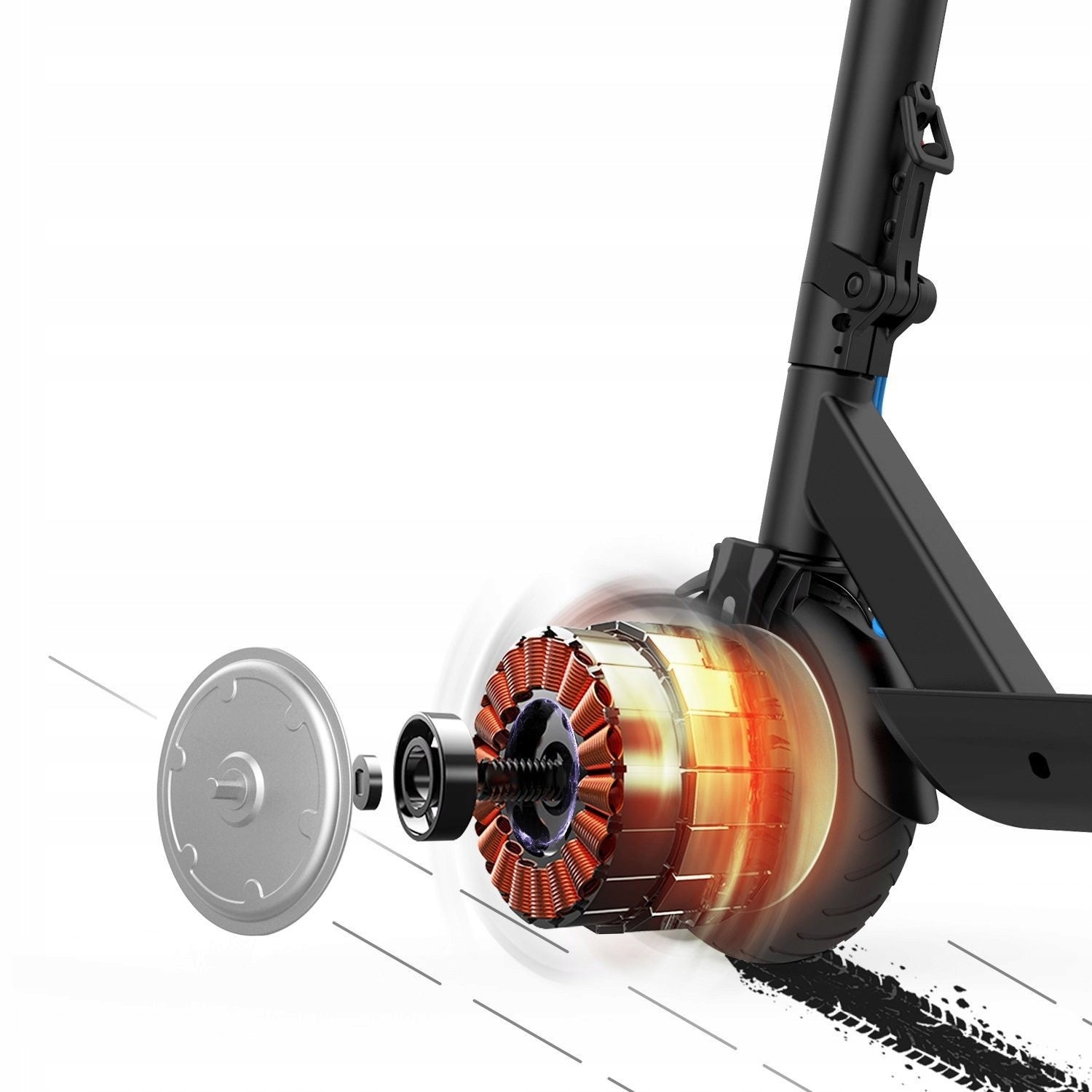 Electric scooter Blaupunkt ESC608 Color black