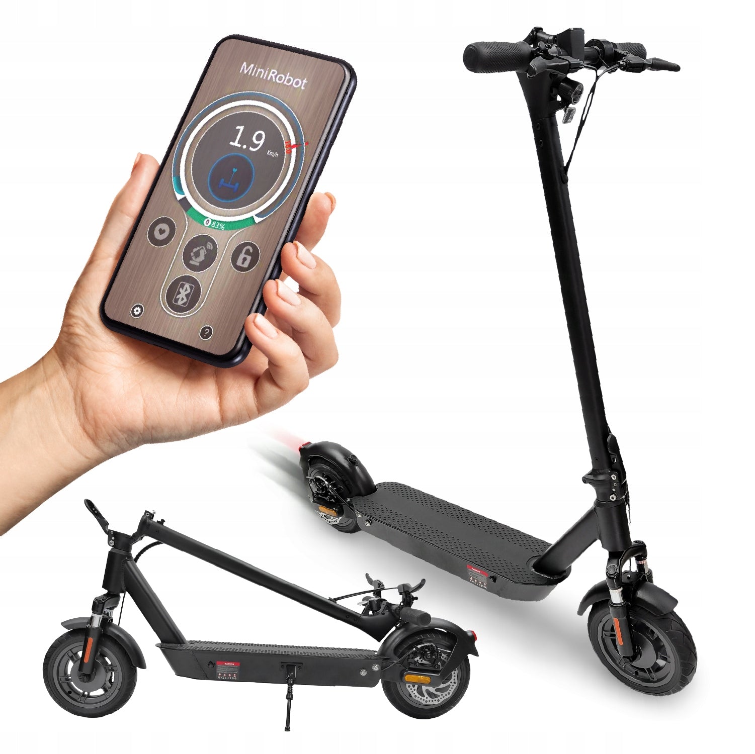 Electric scooter EO COMFORT APPLICATION cushioned 20km/h 3 modes